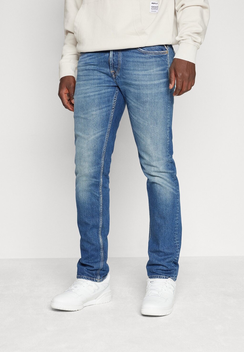 

Джинсы-сигареты Grover Pants Replay, цвет medium blue