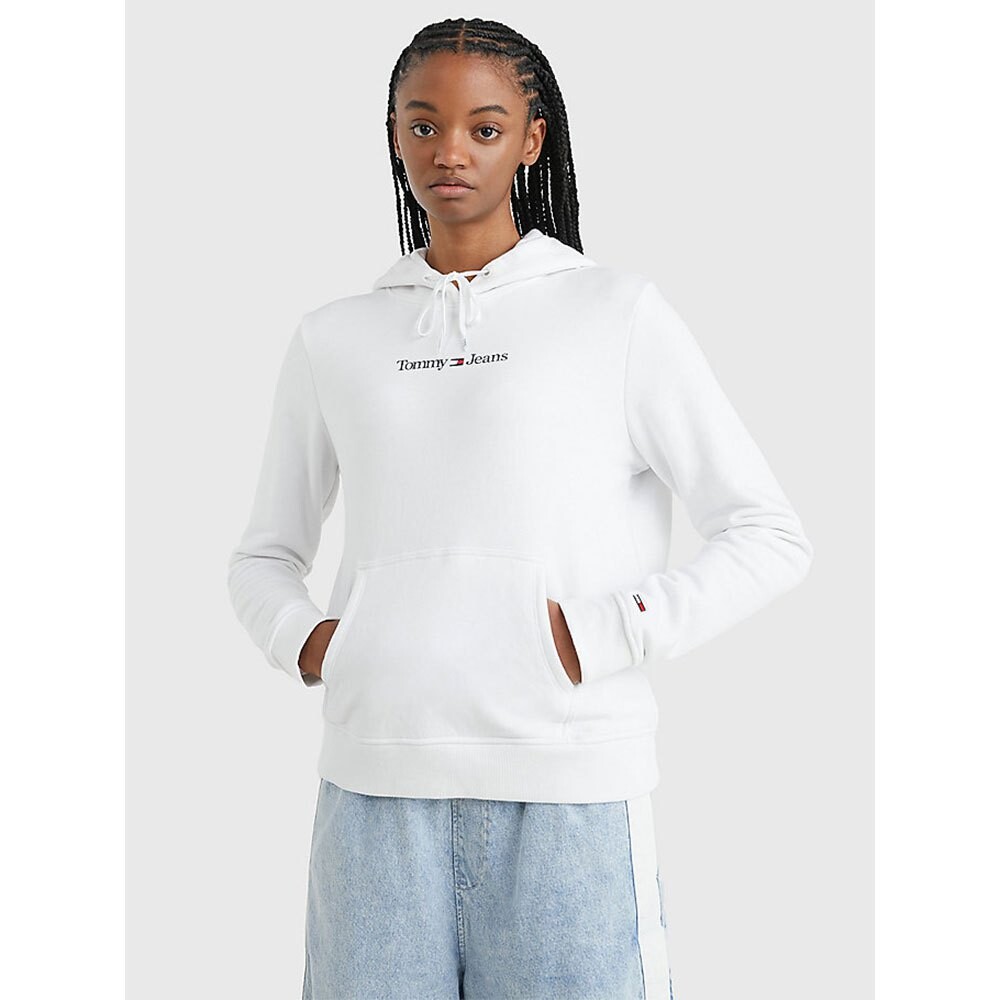

Худи Tommy Jeans Reg Serif Linear, белый