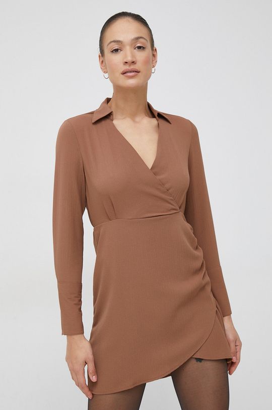 Платье Vero Moda, коричневый платье веро мода vero moda желтый