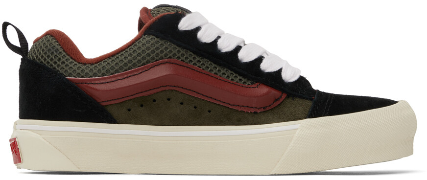 

Зелено-черные кроссовки Vault Knu Skool VLT LX Vans