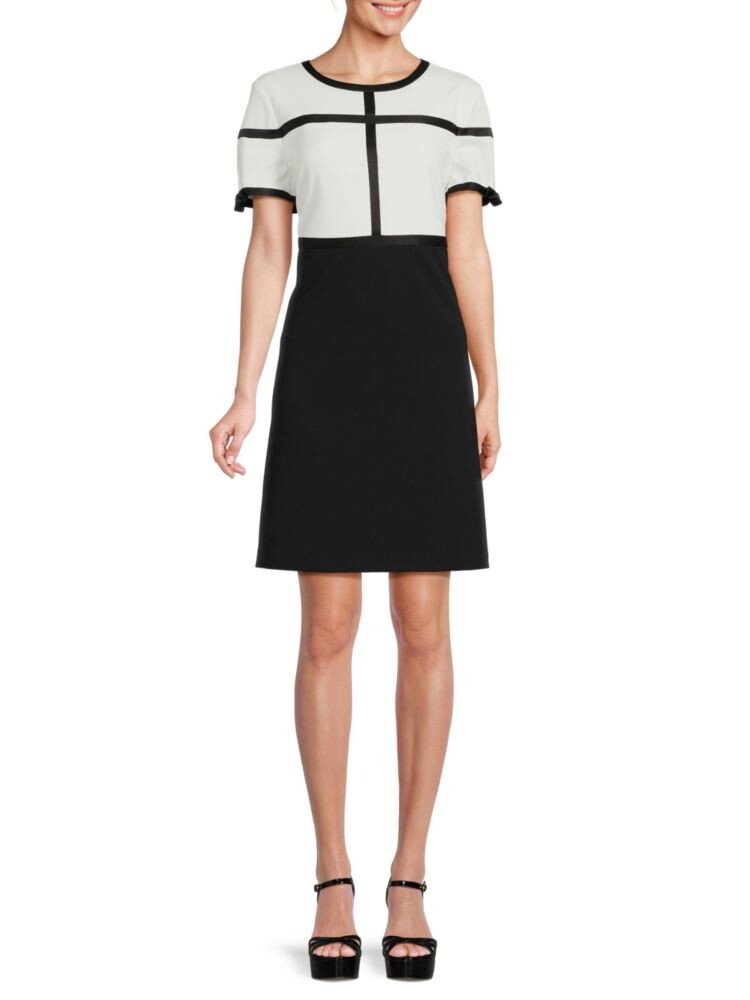 

Платье А-силуэта Twofer Karl Lagerfeld Paris, цвет Soft White Black
