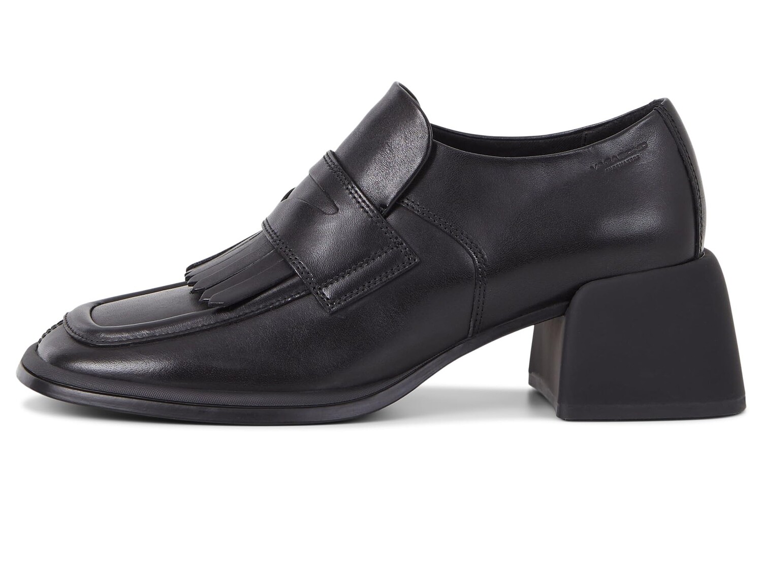 

Лоферы Vagabond Shoemakers Ansie Leather Fringe Loafer, черный