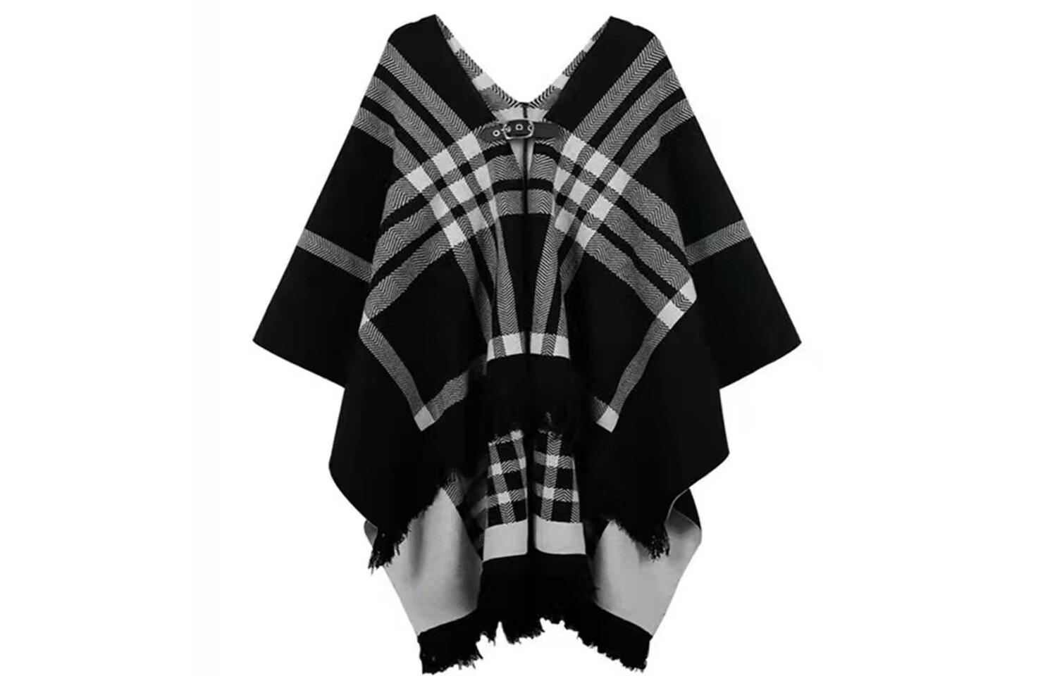 

ALIEN BANG Women Shawl, Серый двусторонний