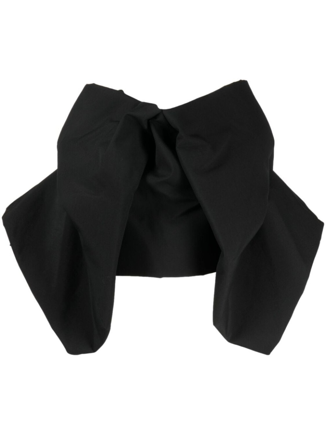 

Comme Des Garçons многослойный шерстяной топ, черный