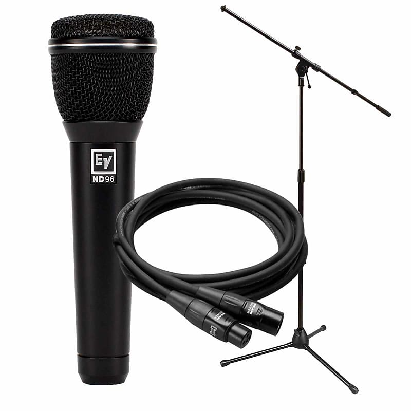 Кардиоидный динамический вокальный микрофон Electro-Voice ND96 Supercardioid Dynamic Vocal Microphone вокальный микрофон динамический electro voice nd86
