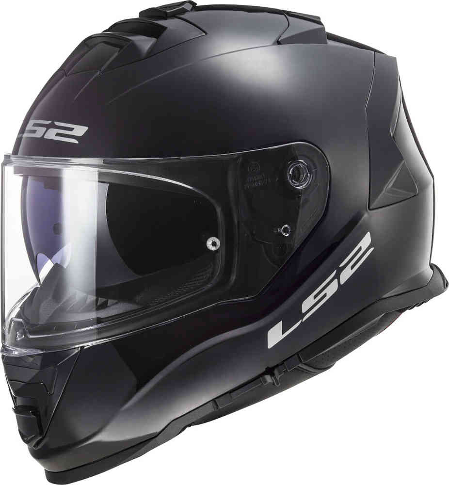 Твердый шлем FF800 Storm II LS2, черный гоночный шлем ff800 storm ii ls2 синий мэтт