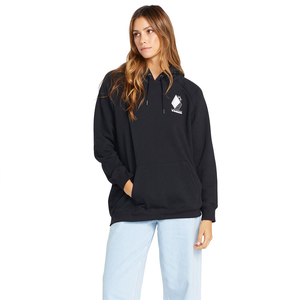 

Худи Volcom Truly Stoked Bf, черный