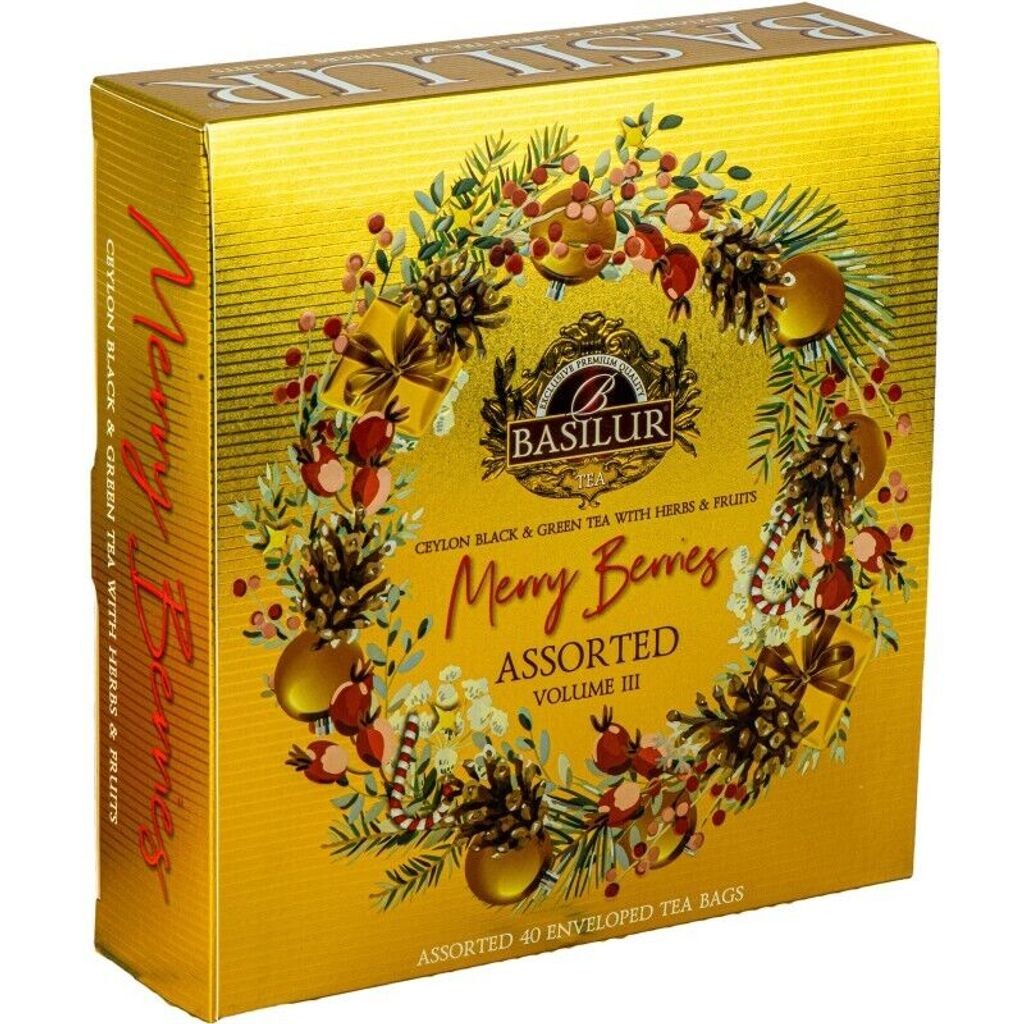 

Basilur MERRY BERRIES Ассорти Том III пакетик 73 г