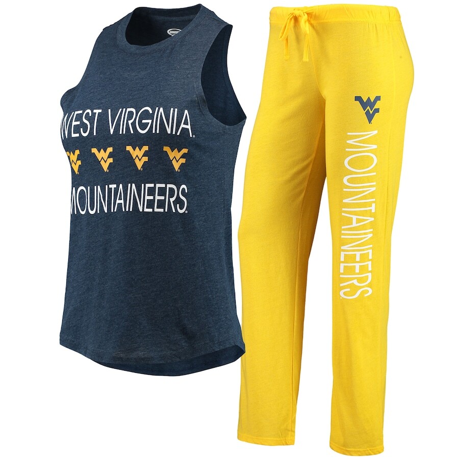 

Пижамный комплект Concepts Sport West Virginia Mountaineers, золотой