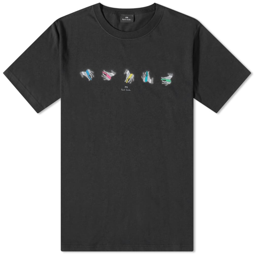 

Футболка Paul Smith с повторяющимся рисунком зебры, черный