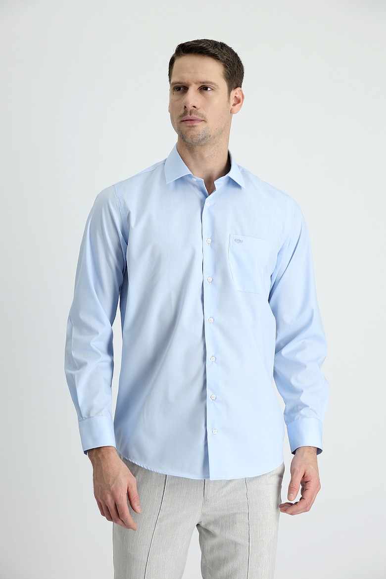 цена Рубашка с передним карманом Kigili, синий