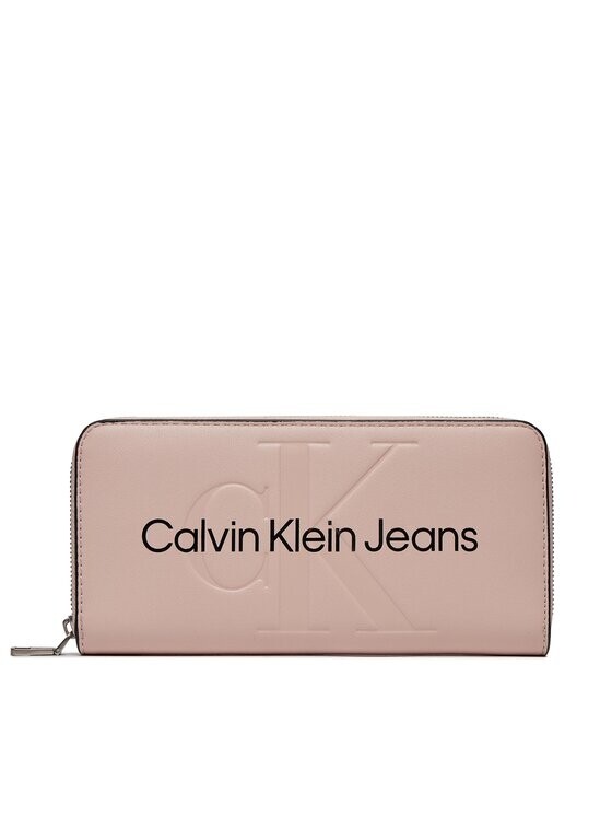 

Большой женский кошелек Calvin Klein, розовый