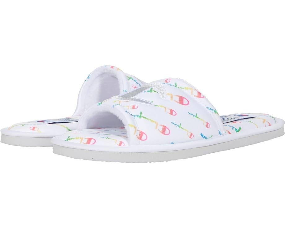 

Домашняя обувь Champion Cozy Tozy Wild, цвет White/Neon