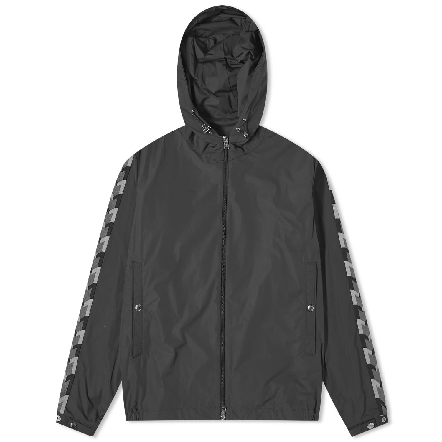 Куртка Moncler Moyse Taping Hooded, черный