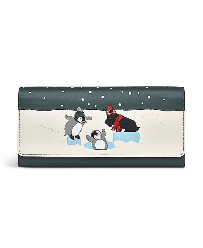 

Мини-кошелек с клапаном Hole Lotta Fun Radley London, зеленый