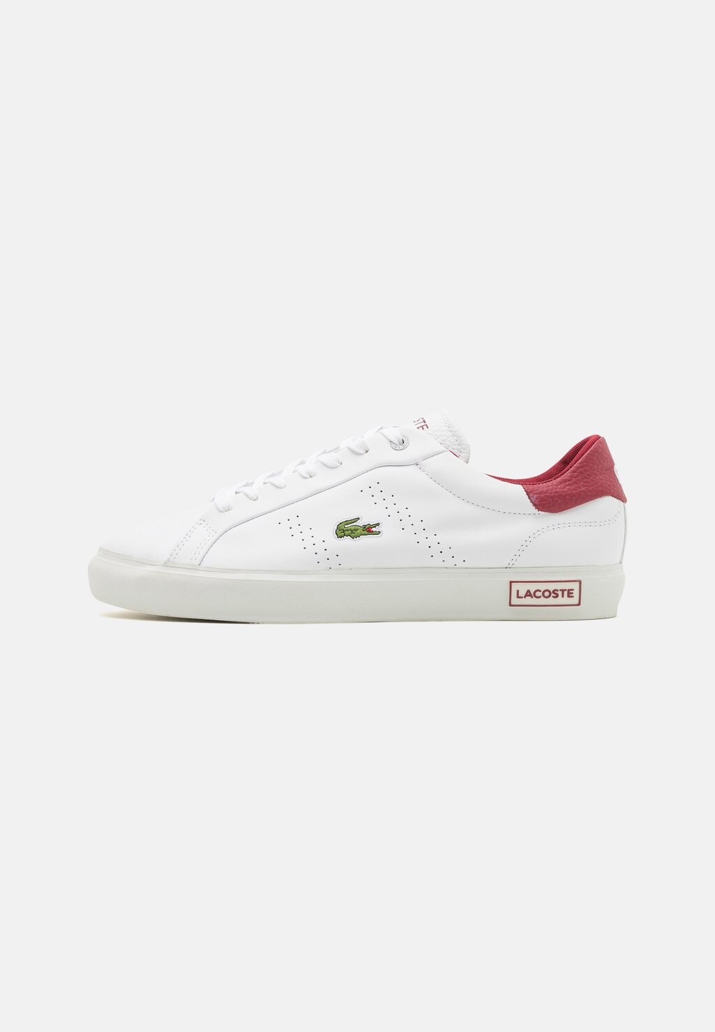 

Кроссовки Lacoste, белый/красный