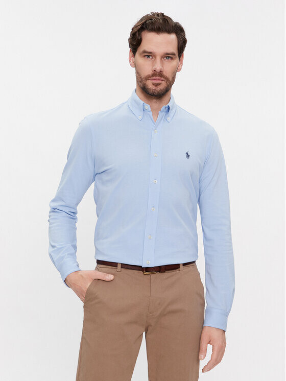 

Рубашка стандартного кроя Polo Ralph Lauren, синий
