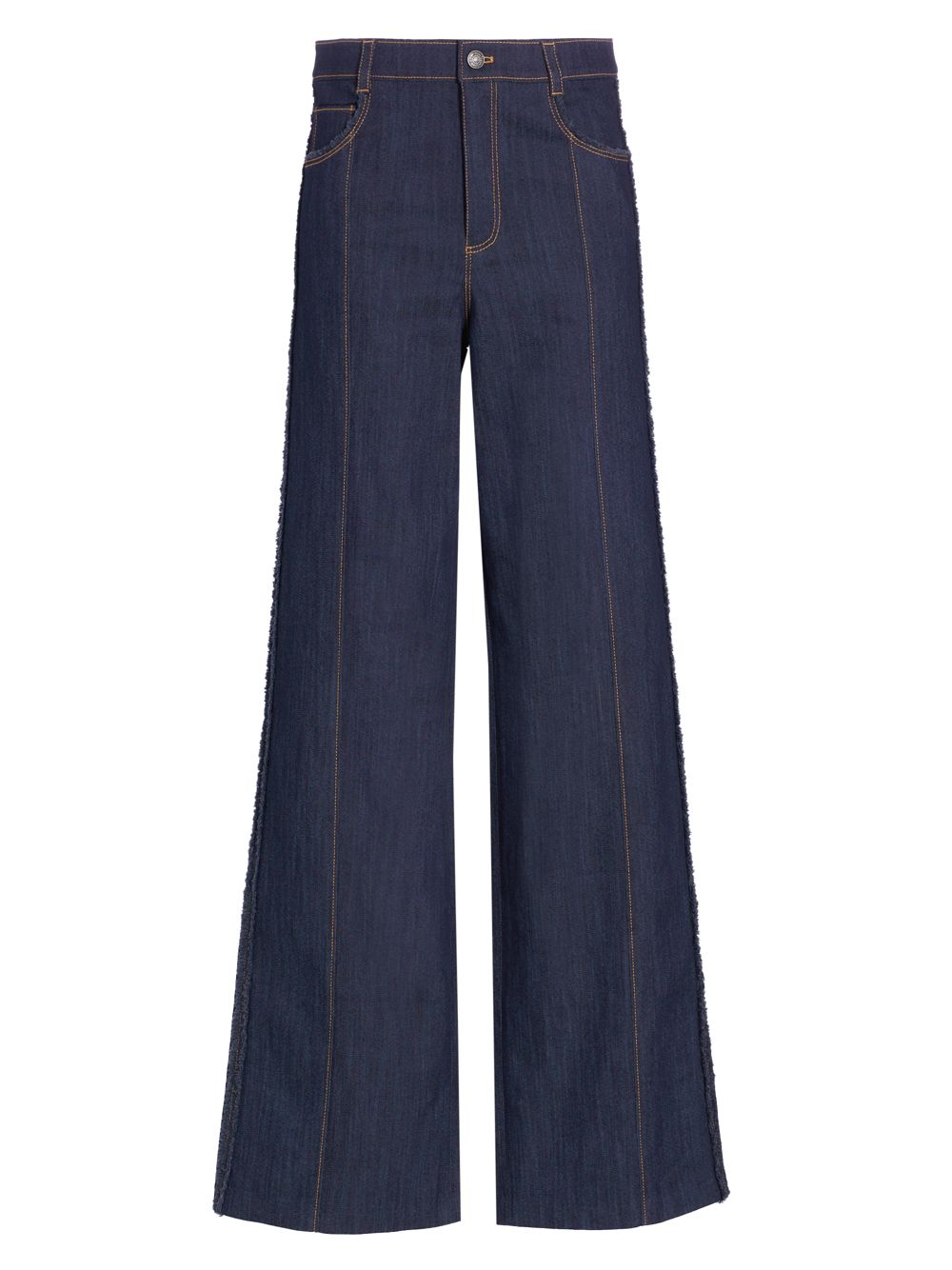 Эластичные прямые джинсы Francine с высокой посадкой Cinq à Sept, индиго