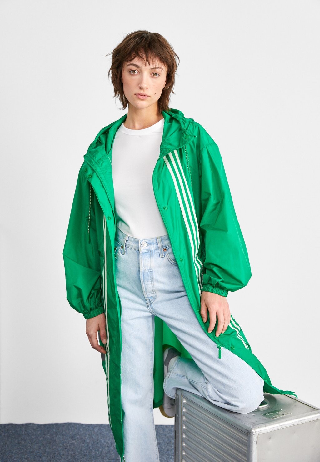 

Парка adidas Originals, зеленый