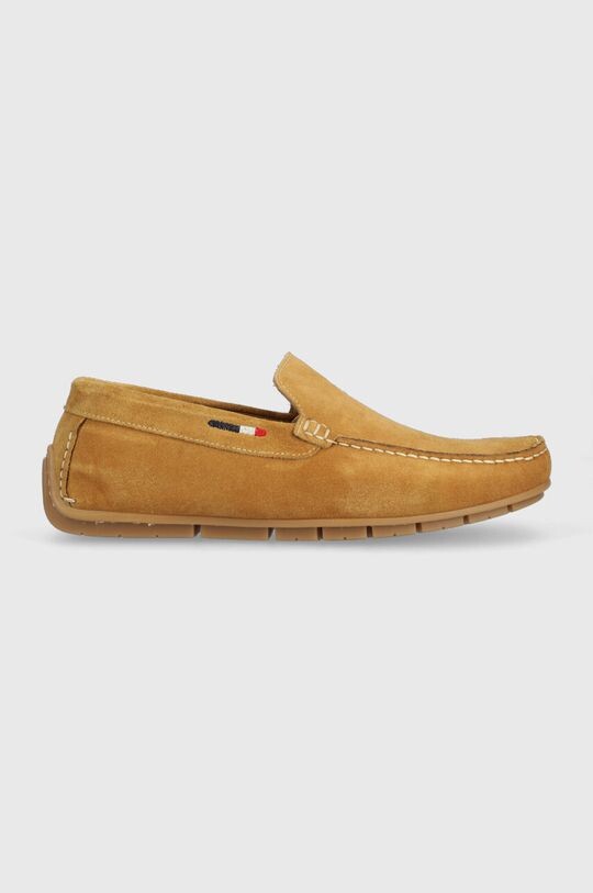 

НАС. Поло Ассн. замшевые мокасины RIVER U.S. Polo Assn., бежевый