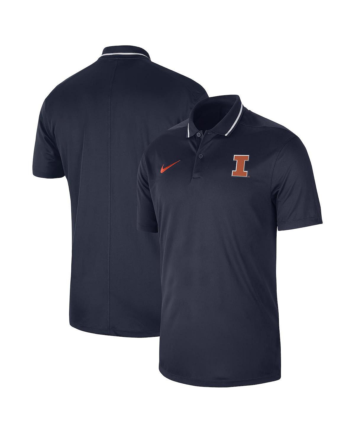 цена Мужская темно-синяя рубашка-поло Illinois Fighting Illini 2023 Sideline Coaches Performance Nike