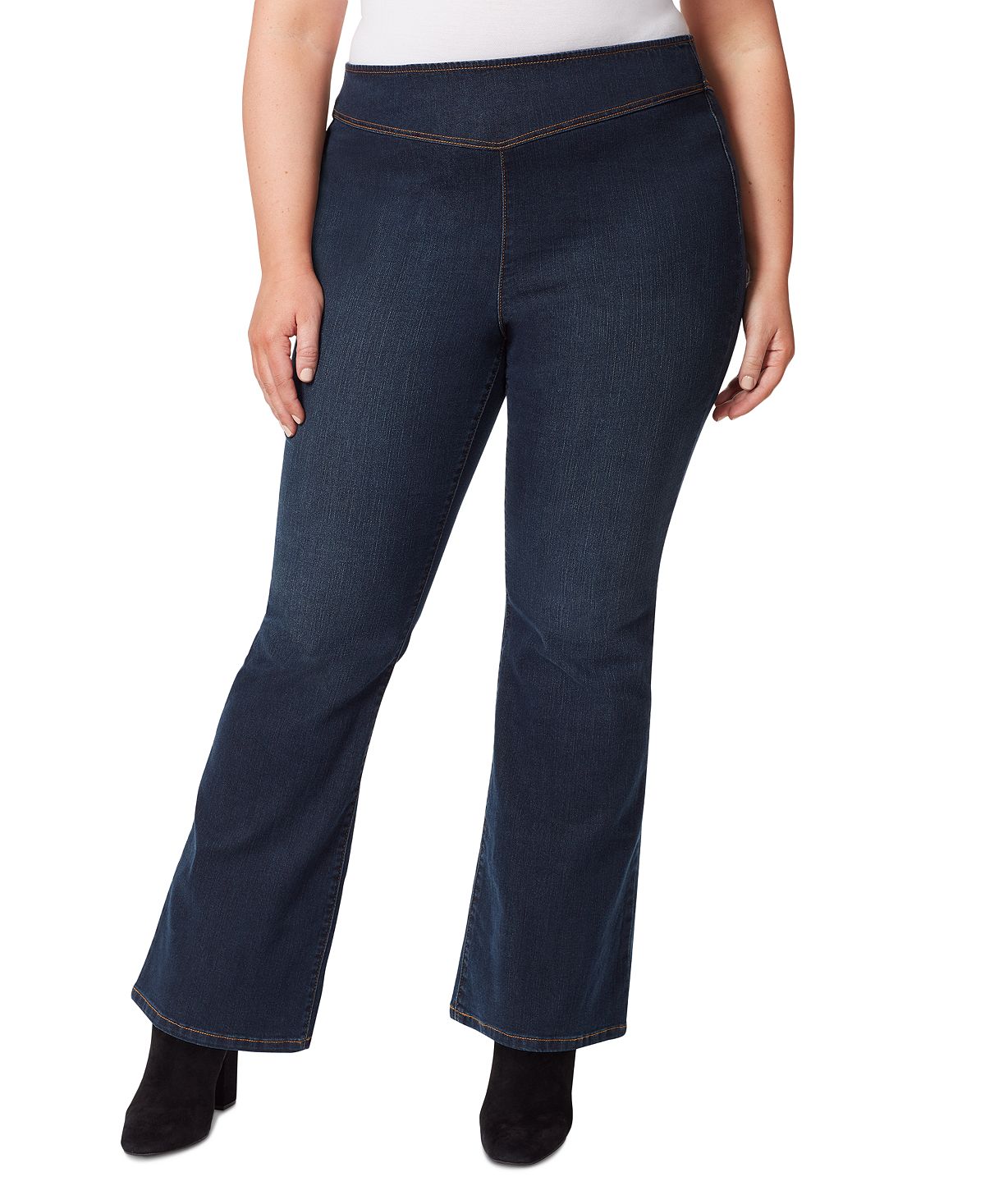цена Модные расклешенные джинсы больших размеров Jessica Simpson