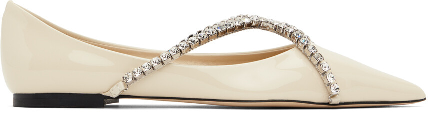 

Кремового цвета Балетки Genevi Jimmy Choo
