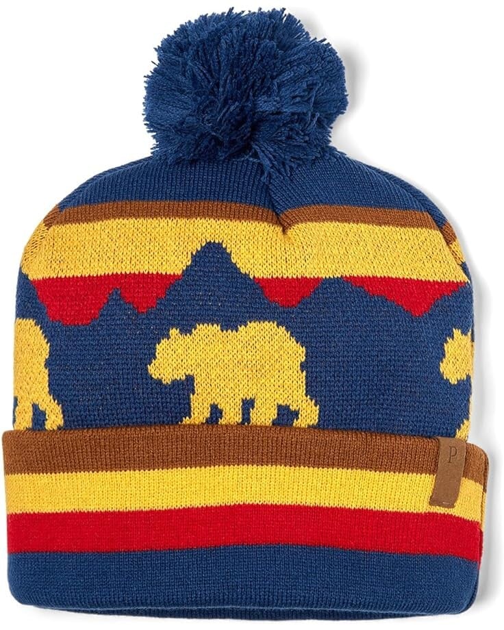 

Шапка Pendleton Acrylic Knit Retro Scene Beanie, цвет Bear 1