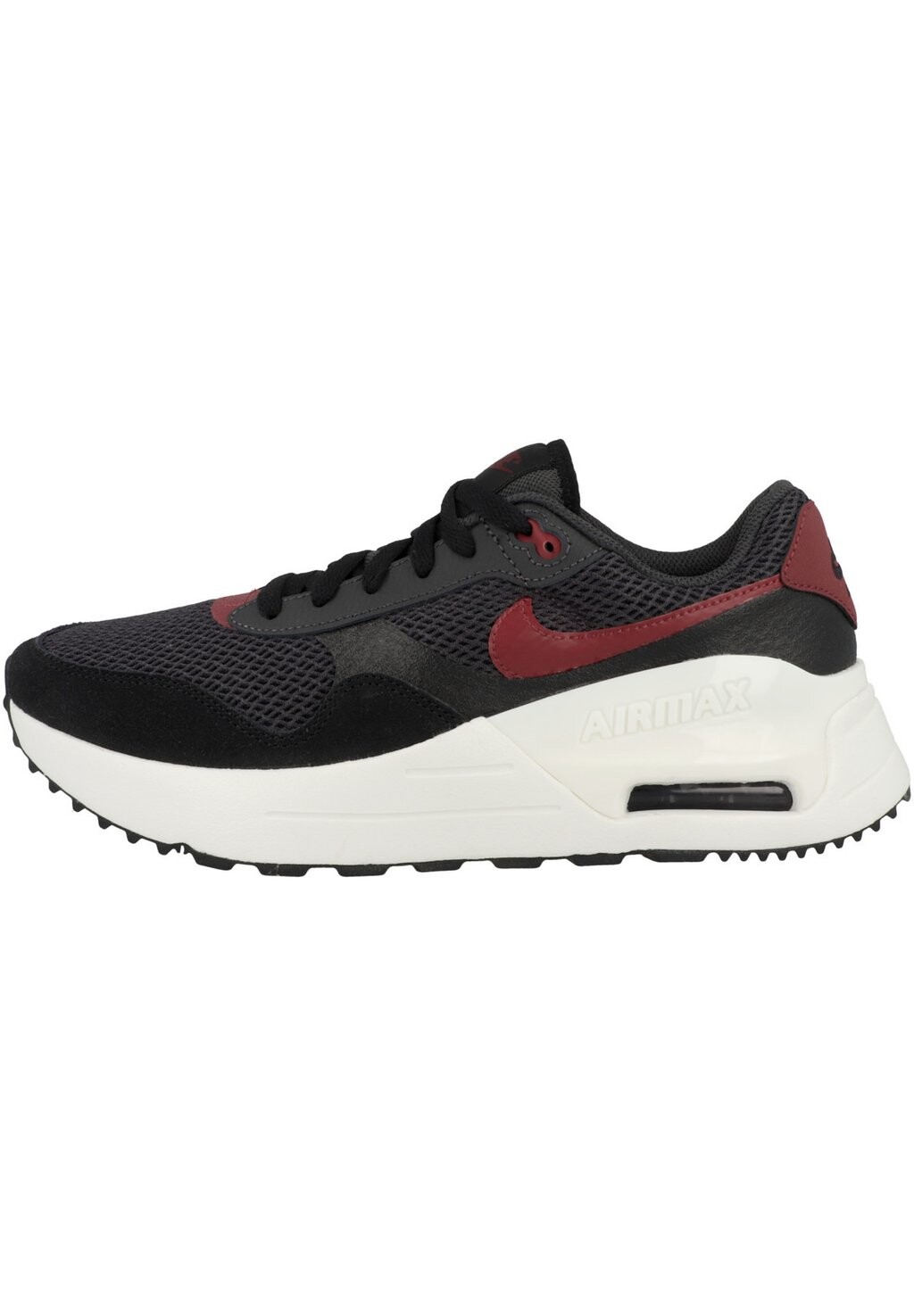 

Низкие кроссовки AIR MAX SYSTM Nike, черный командный красный антрацит