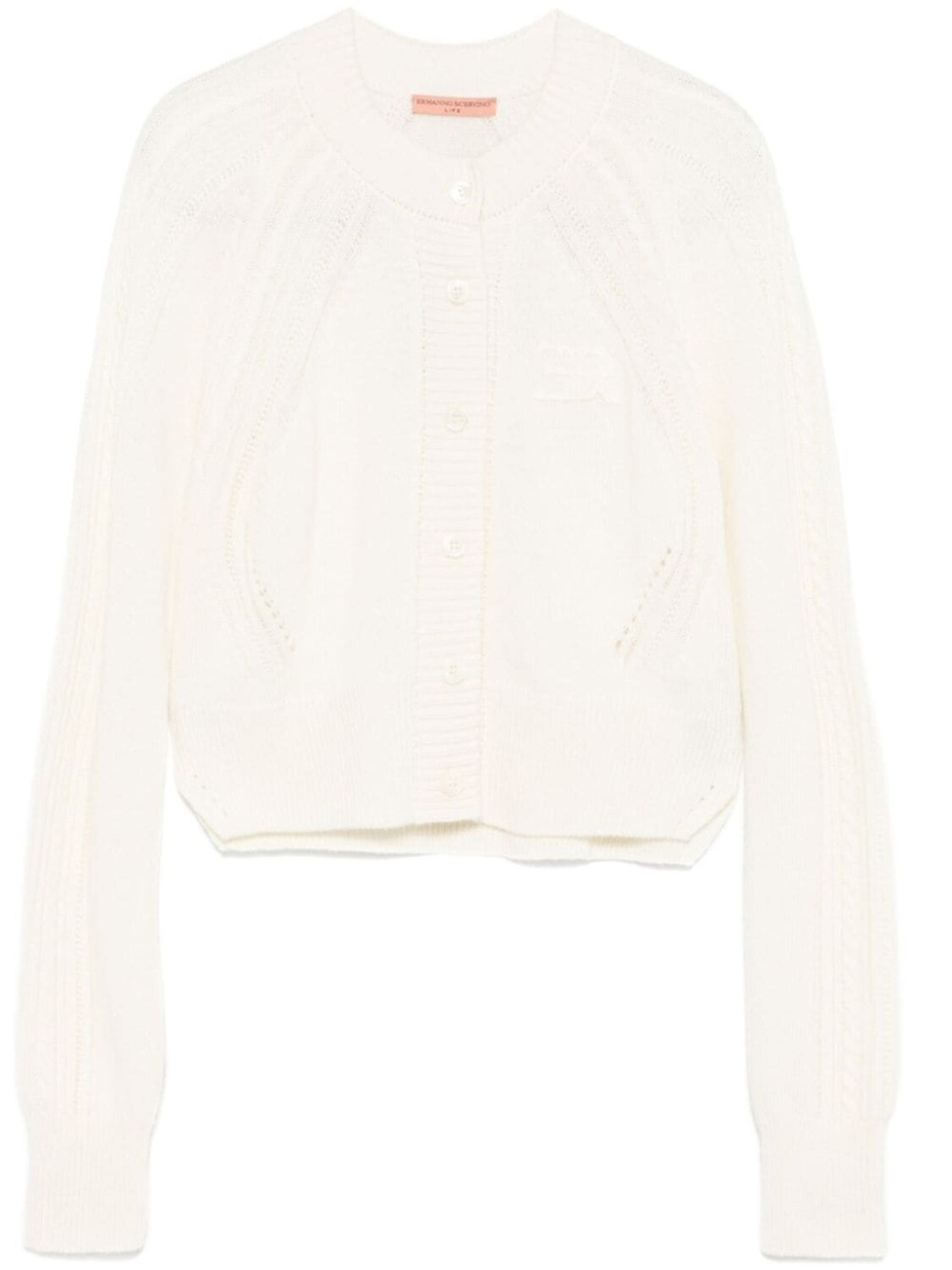 

Ermanno Scervino кардиган с вышитым логотипом, нейтральный цвет