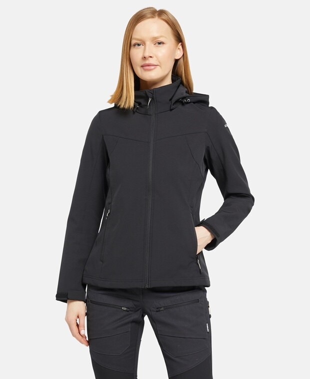 

Куртка из софтшелла Icepeak, черный кофе