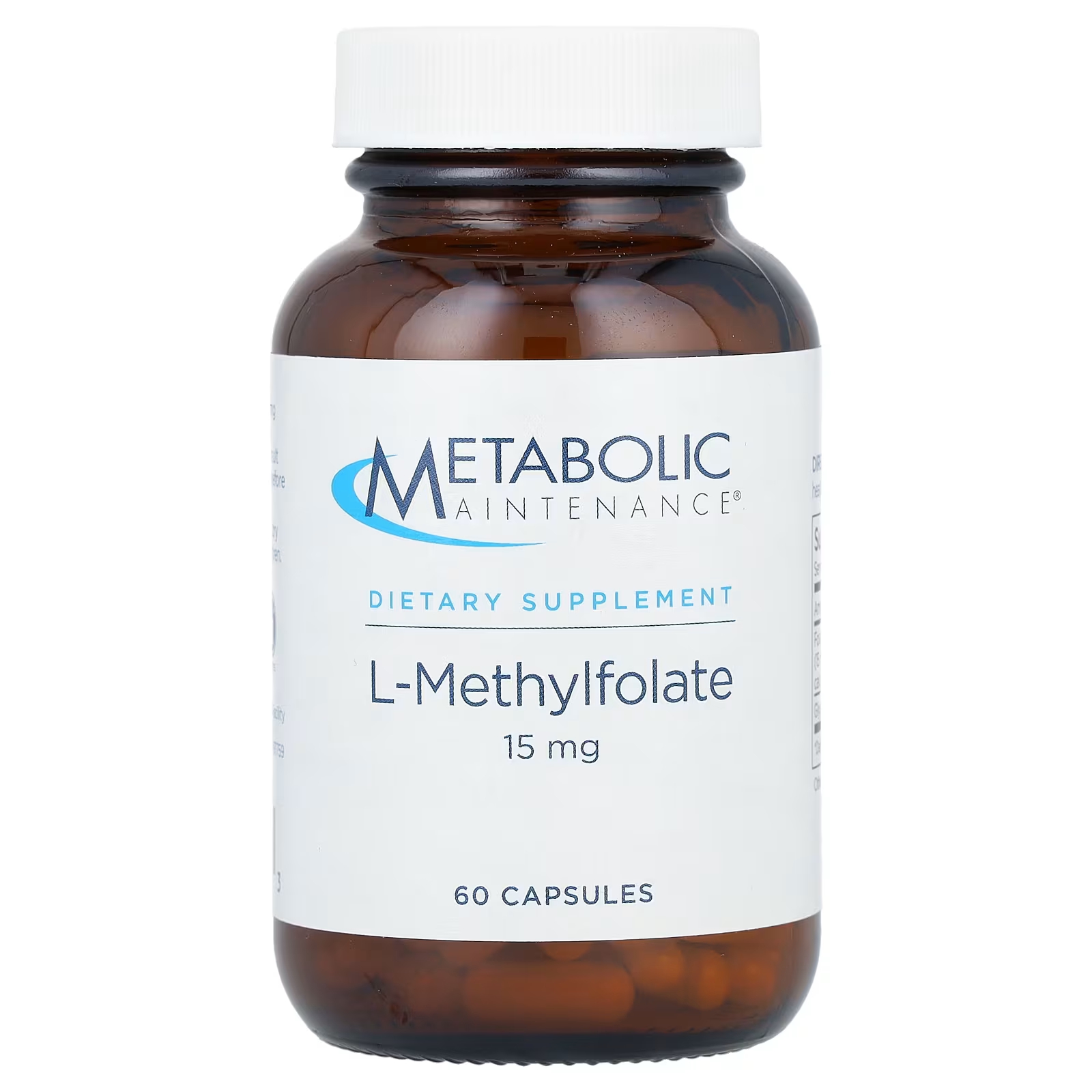 L-метилфолат Metabolic Maintenance 15 мг, 60 капсул metabolic maintenance 5 htp 100 мг 60 капсул