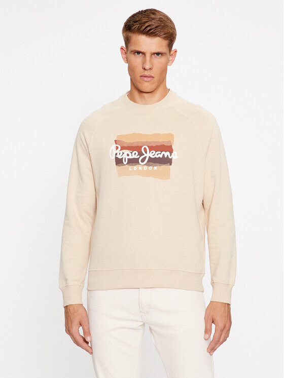 

Толстовка обычного кроя Pepe Jeans, бежевый