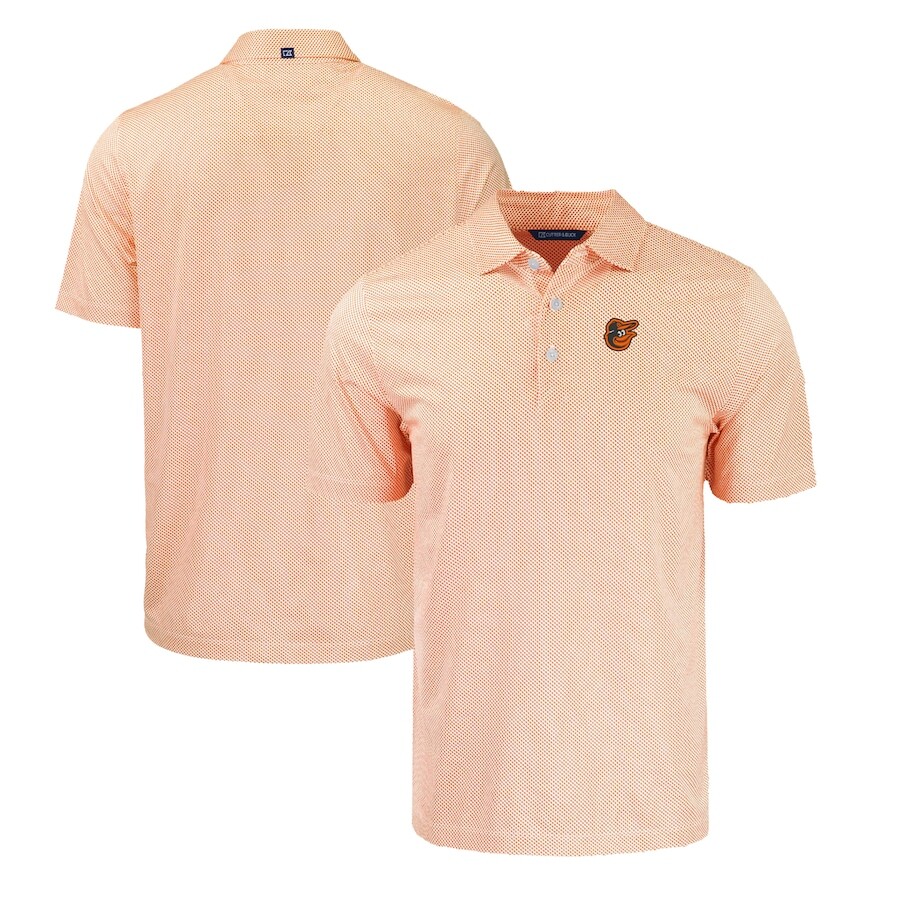 

Поло с коротким рукавом Cutter & Buck Baltimore Orioles, оранжевый