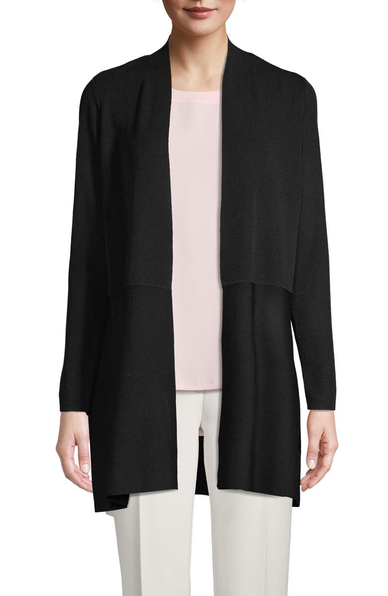 

Длинный кардиган с баской ANNE KLEIN