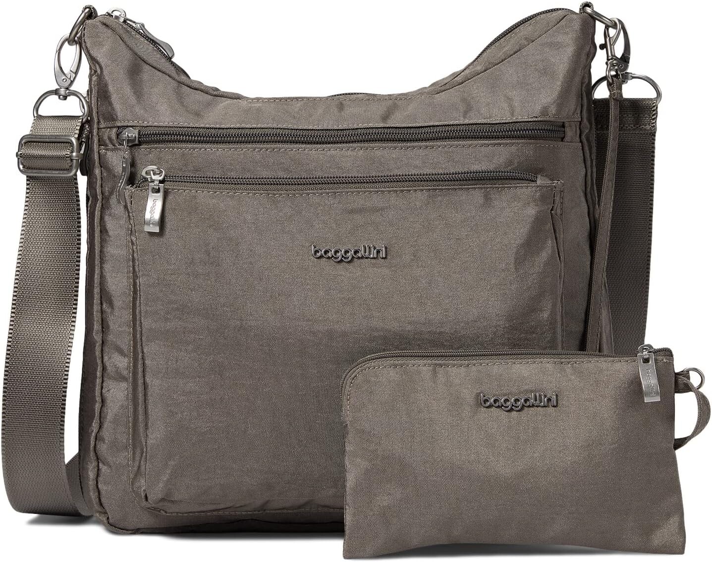 

Сумка Expandable Modern Pocket Large Hobo Baggallini, цвет Sterling Shimmer
