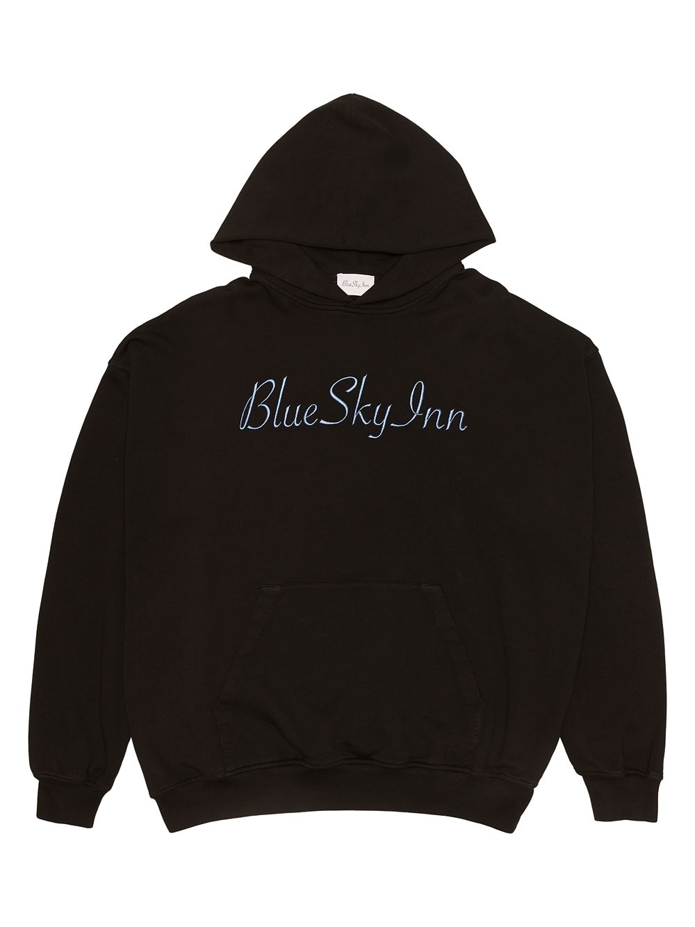 Худи с вышитым логотипом Blue Sky Inn, черный