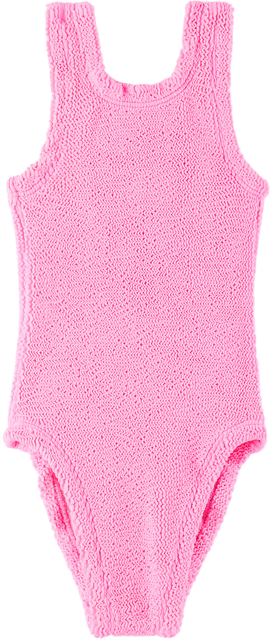 

Классический цельный купальник Baby Pink Hunza G