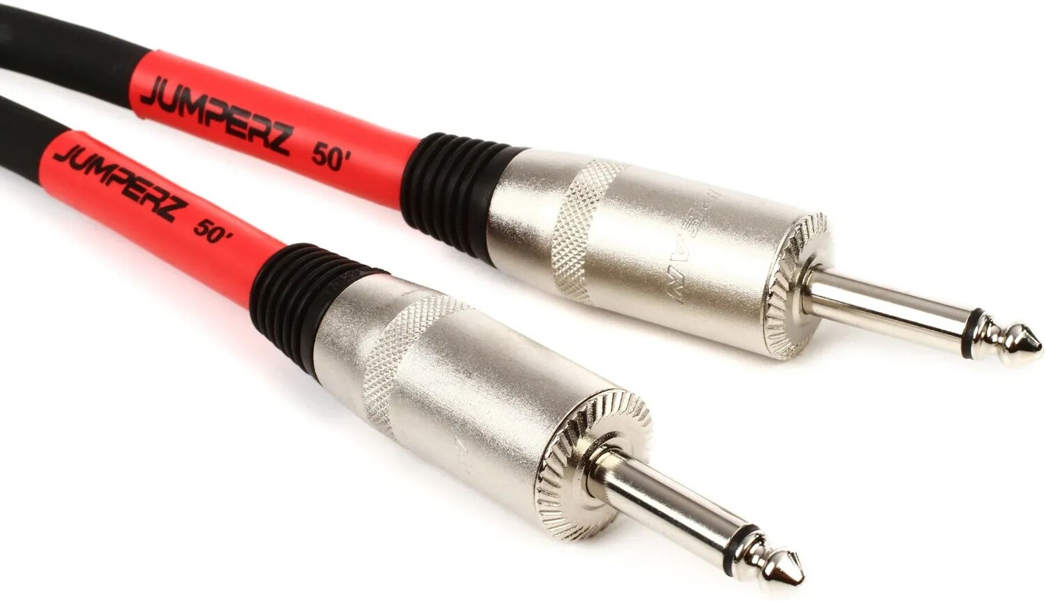 

JUMPERZ JSP122QQ-50 Акустический кабель от 1/4 дюйма TS до 1/4 дюйма TS — 50 футов