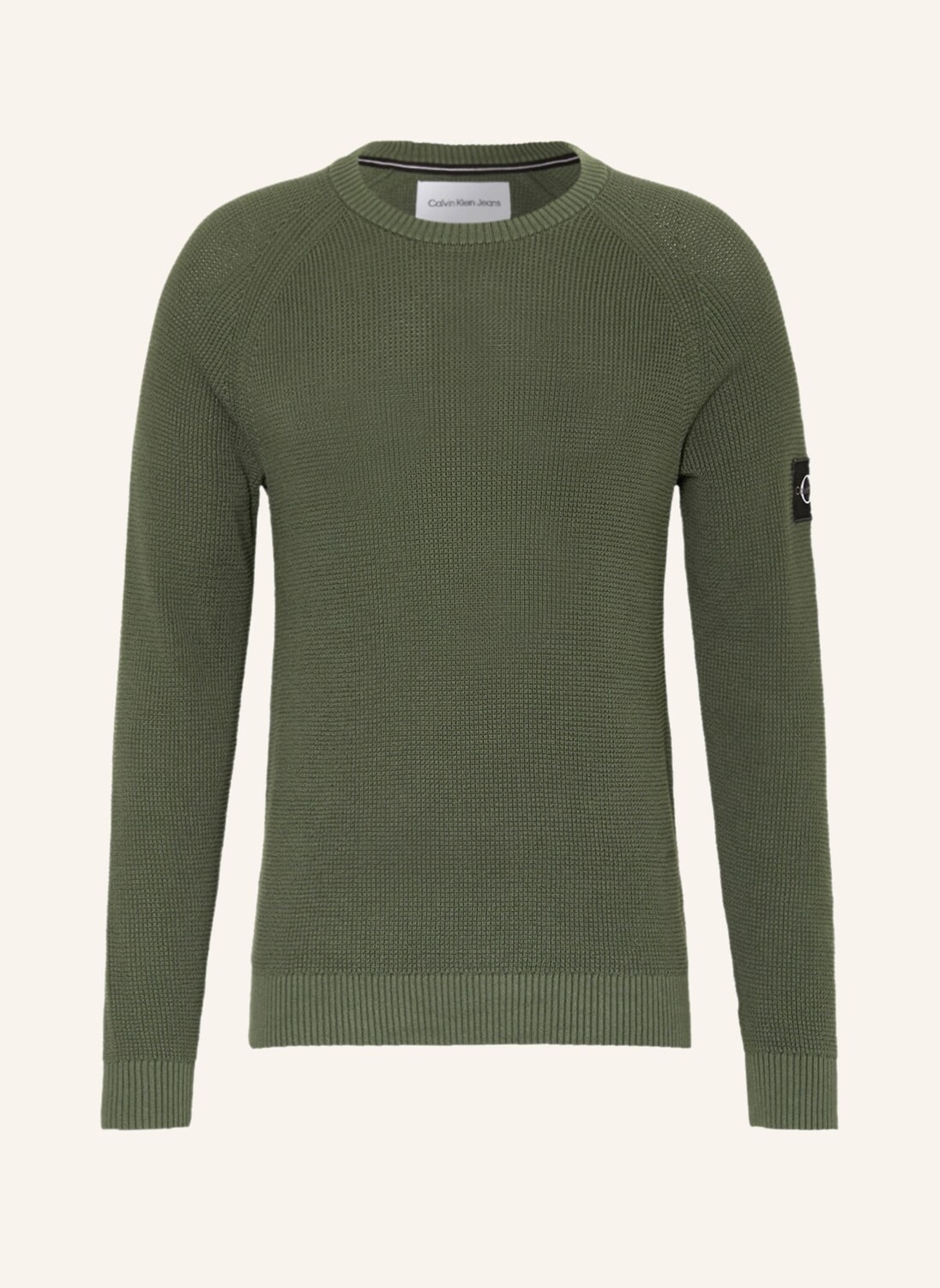 

Свитер Calvin Klein Jeans, оливковый, Зеленый