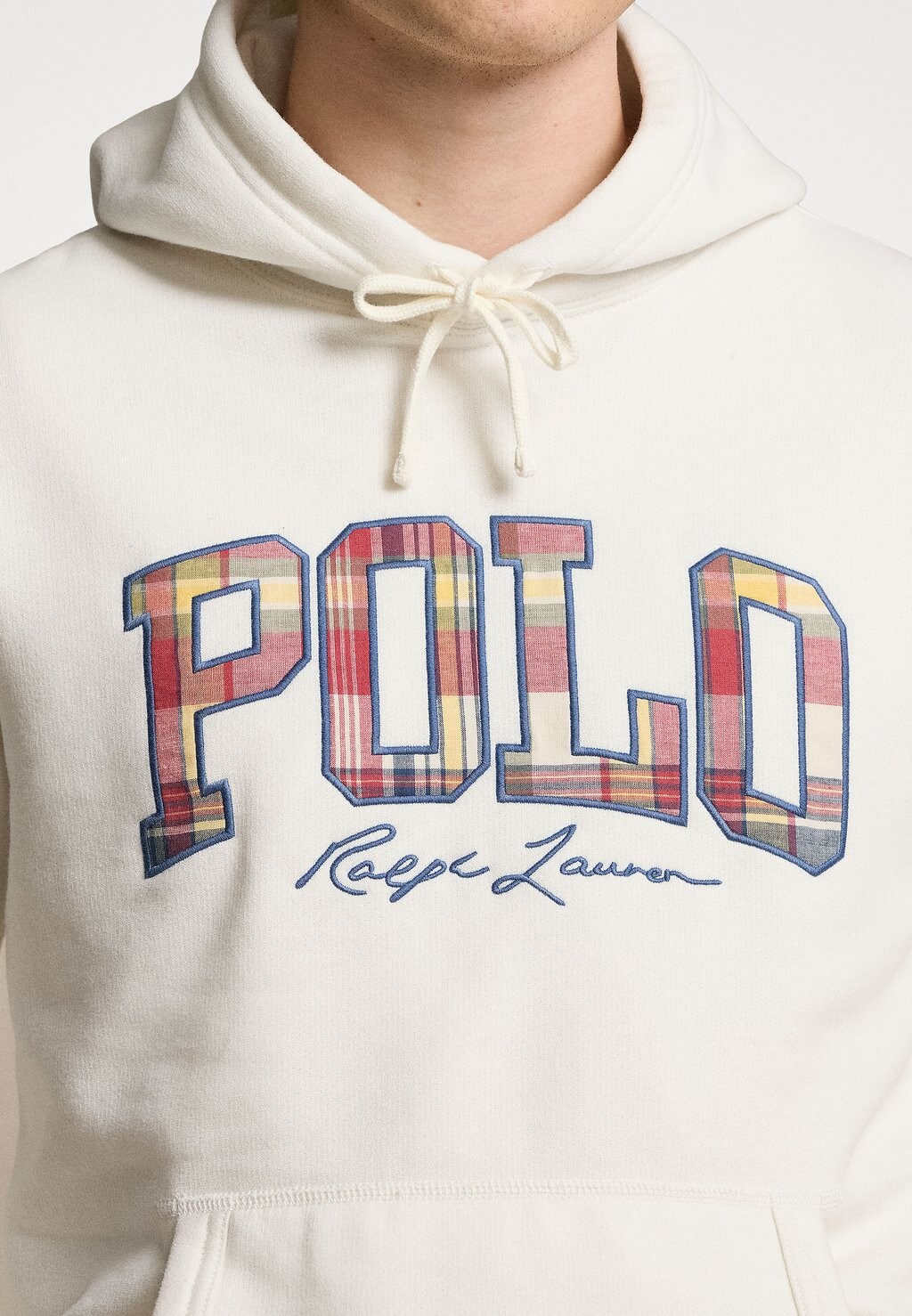

Джемпер с капюшоном THE RL FLEECE PLAID LOGO HOODIE Ralph Lauren, цвет Nevis
