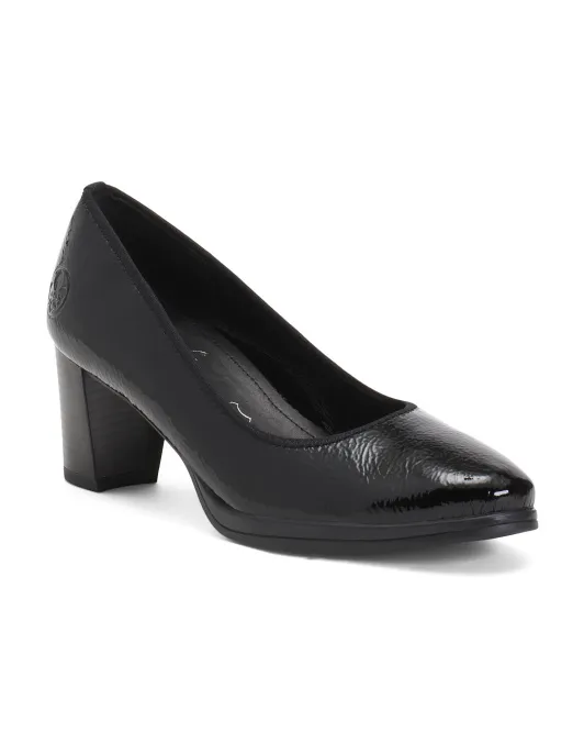 

Туфли Veronique Comfort из лакированной кожи Rieker, черный