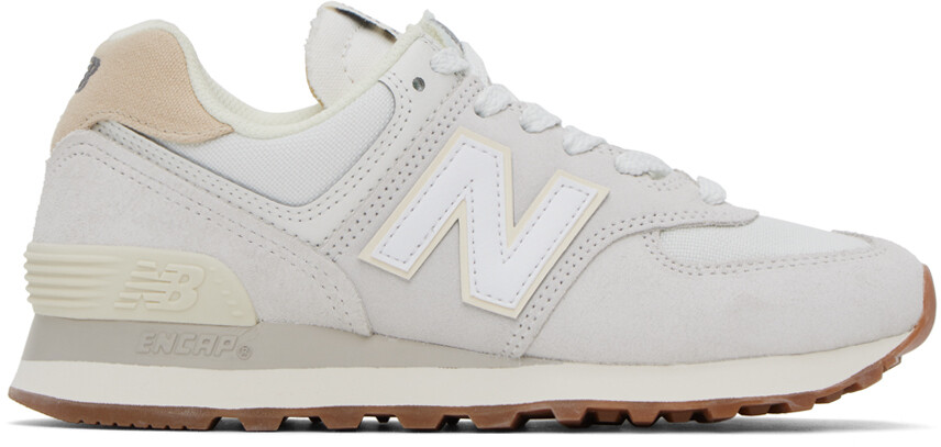 

Белые кроссовки New Balance 574