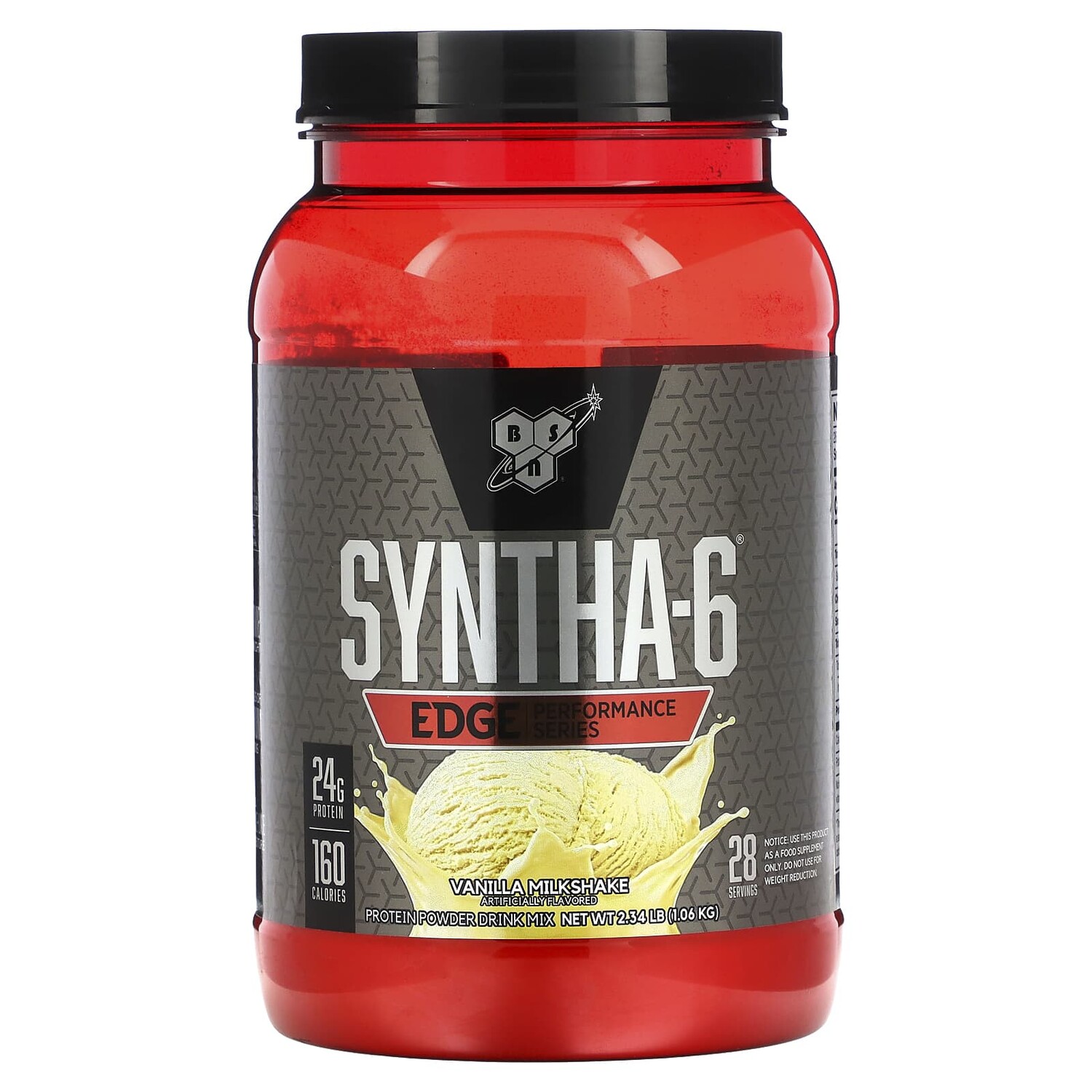 

Syntha-6 Edge, смесь протеина в порошке, ванильный молочный коктейль, 1,06 кг (2,34 фунта), BSN