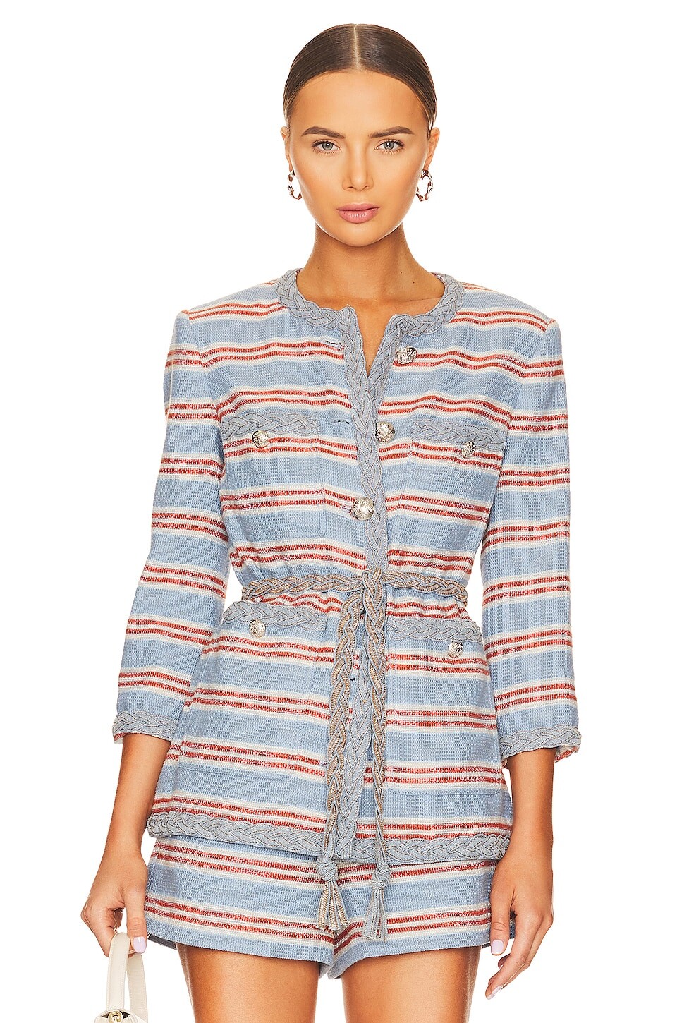 

Куртка Veronica Beard Ginerva, цвет Blue Multi
