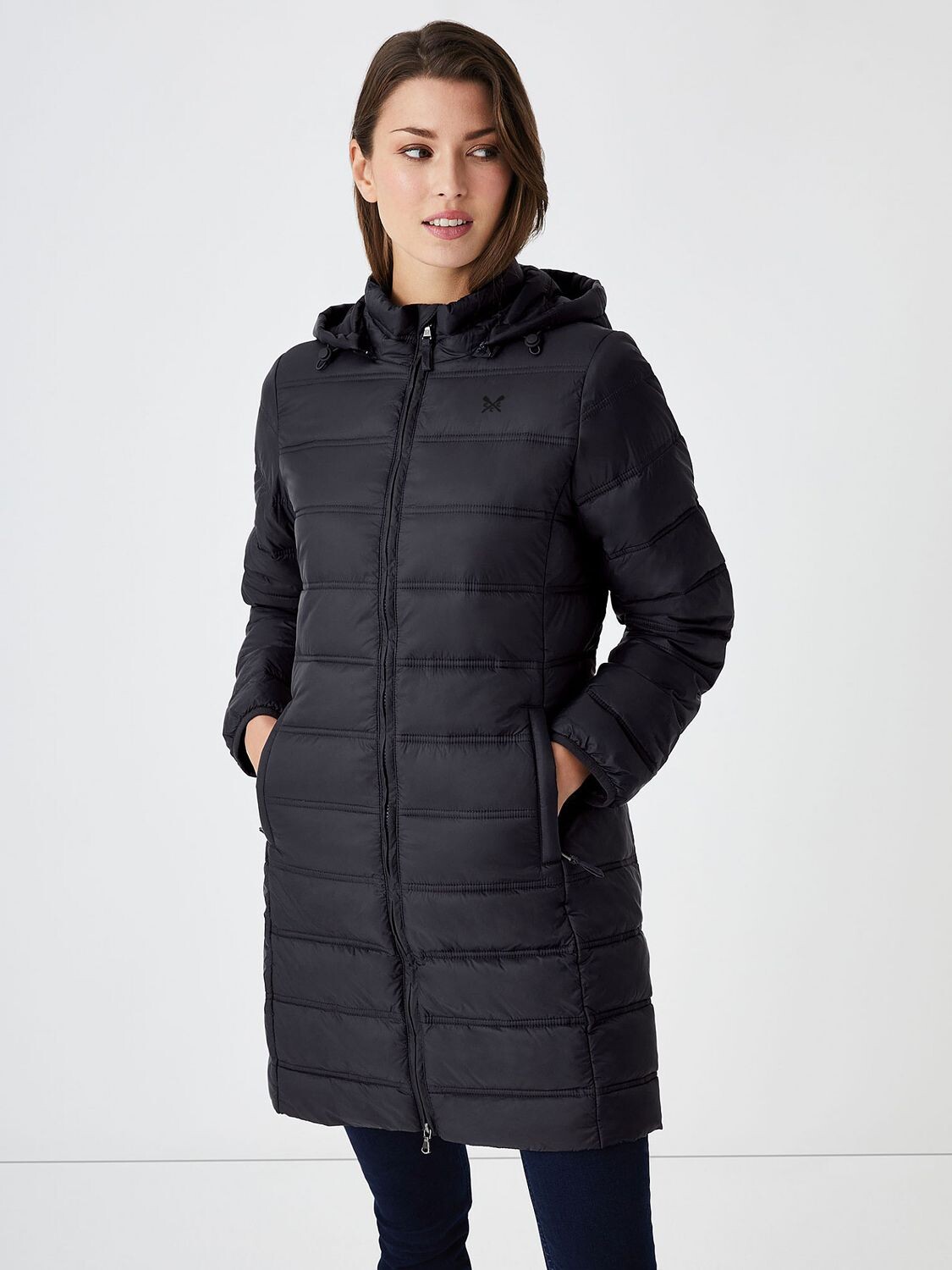 

Легкий пуховик Crew Clothing, черный