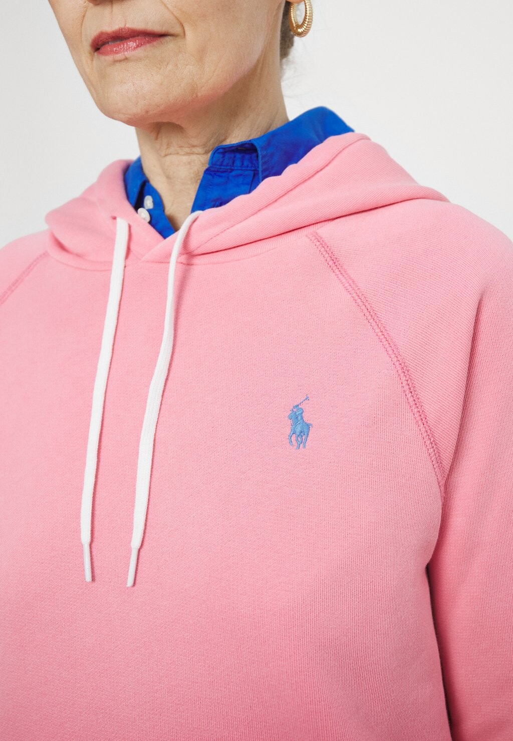 

Толстовка SHRUNKEN FIT FLEECE HOODIE Ralph Lauren, фуксия