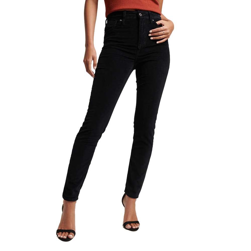 

Джинсы Superdry Studios High Rise Skinny Cord, черный
