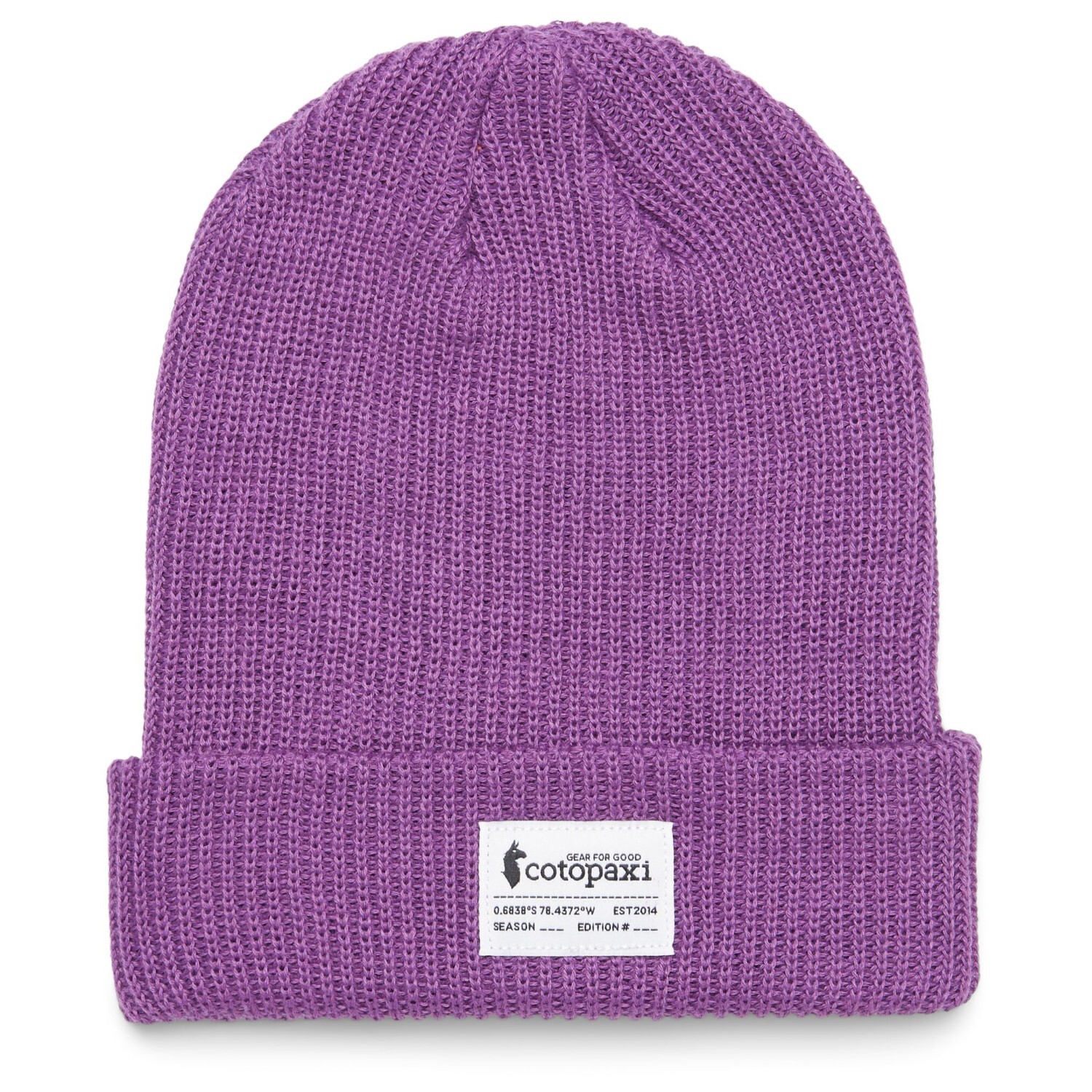 

Шапка Cotopaxi Wharf Beanie Cotopaxi Patch, цвет Mauve