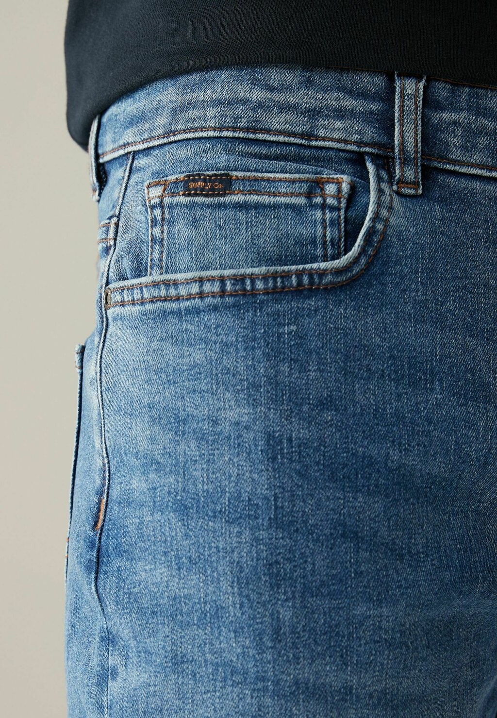 

Джинсы прямого кроя VINTAGE STRETCH AUTHENTIC Next, синий